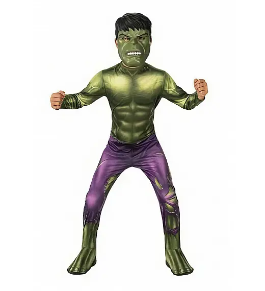 Pustni kostum za otroke Hulk Classic 7-8 let
