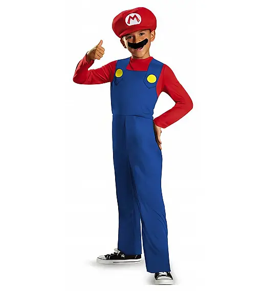Pustni kostum za otroke Super MARIO