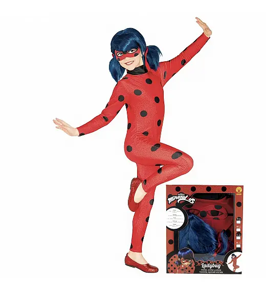 Karnevalski kostim LadyBug u kutiji - Miraculous 7-8 godine