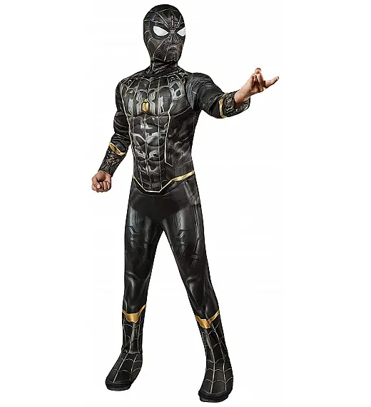 Pustni kostum za otroke Spiderman Inside Out deluxe črn 3-4 let Rubies