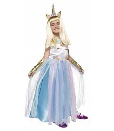 Pustni kostum za otroke Queen Unicorn Samorog 3-4 leta