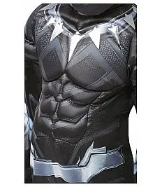 Pustni kostum za otroke Black Panther Deluxe 7-8 let Pustni kostum za otroke Black Panther Deluxe 7-8 let