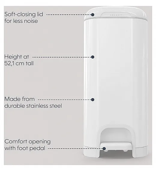 Diaper GENIE SELECT grey kanta za pelene Sangenic