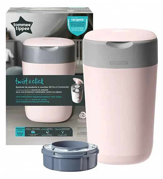 Koš za plenice TWIST & CLICK Pink Tommee Tippee
