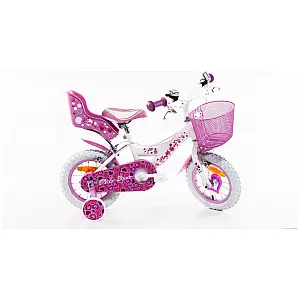Kolo za deklice 12 col LOVE White