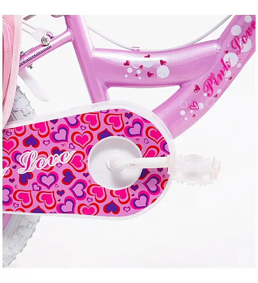 Bicikl za djevojčice 16'' LOVE Pink Schiano