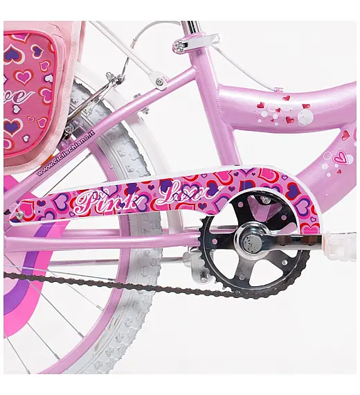Kolo za deklice 20 col LOVE Pink Schiano