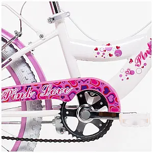 Kolo za deklice 20 col LOVE White