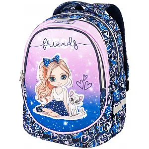 Ruksak za školu SUPERLIGHT PETIT SOFT Friends 28595, samo 590g