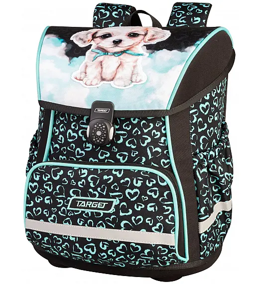 Tvrda školska torba GT CLICK Puppy Love 28601