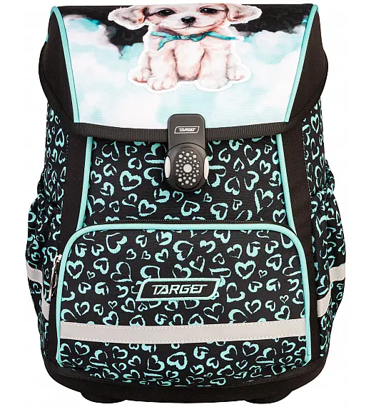 Tvrda školska torba GT CLICK Puppy Love 28601