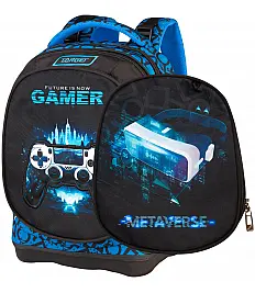 Šolska torba za prvo triado SUPERLIGHT Petit 2 face Future Gamer 28618