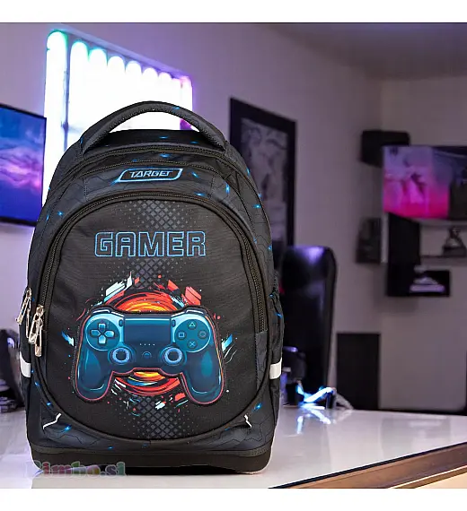 Superlight Petit Vivid Gamer 28624 - Anatomska torba za prvi razred