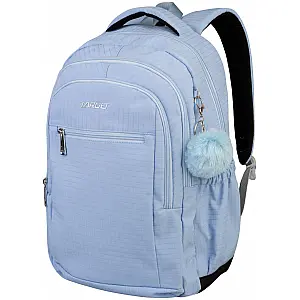 Šolski nahrbtnik POPGRID Powder Blue 28707, za višje razrede