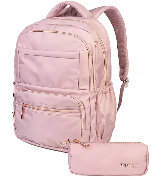 Nahrbtnik za srednjo šolo GLAMMER Antique Pink 28710