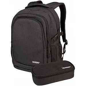 Šolska torba za 2 triado URB-X Melange Black 28715