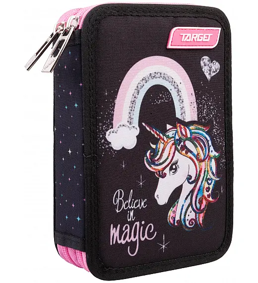 Dvodijelna puna pernica DOUBLE Rainbow Unicorn 28775
