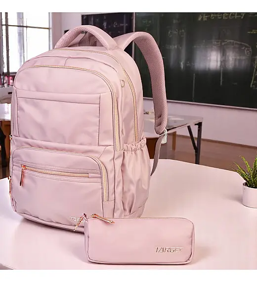 Nahrbtnik za srednjo šolo GLAMMER Antique Pink 28710