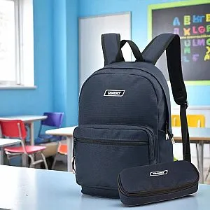 Školski ruksak za srednju školu COSMOS Navy 28681