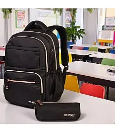 Ruksak za srednju školu GLAMMER Deep Black 28711