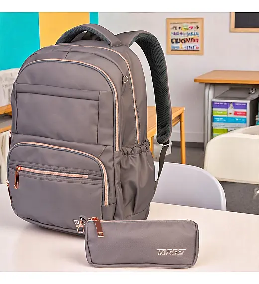 Nahrbtnik za srednjo šolo GLAMMER Dusty Grey 28709