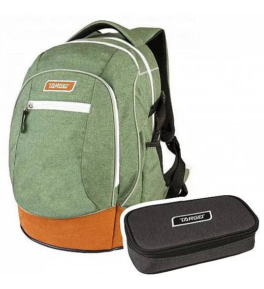 Target AIR PACK SWITCH Green Melange 26285 - anatomski školski ruksak, školska torba