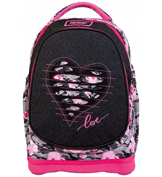 SUPERLIGHT Petit 2 face Ripped heart 27147 - šolska torba