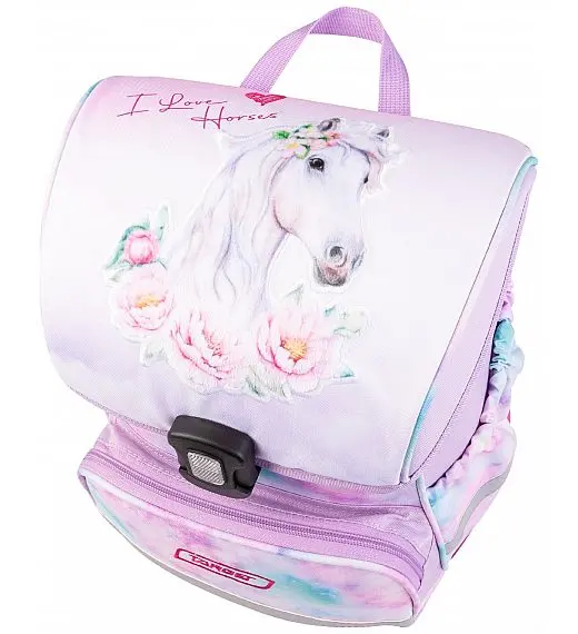 GT CLICK Floral horse 27152 - anatomski školski ruksak, školska torba