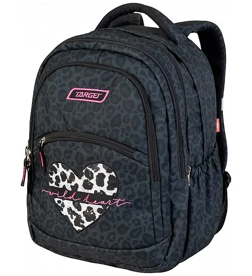 Šolski nahrbtnik 2v1 CURVED Wild Heart 27644 Target