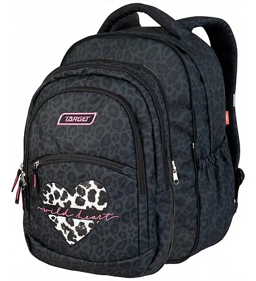 Šolski nahrbtnik 2v1 CURVED Wild Heart 27644 Target