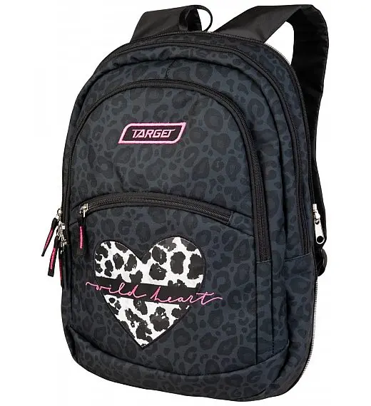 Šolski nahrbtnik 2v1 CURVED Wild Heart 27644 Target