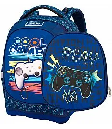  Šolska torba za prvo triado SUPERLIGHT Petit 2 face Cool gamer 27608