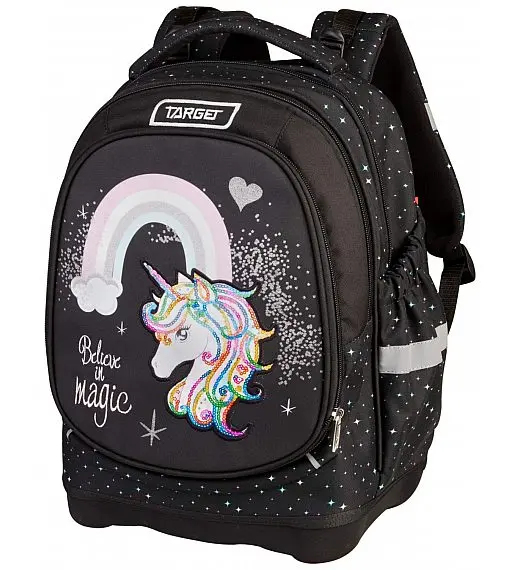 SUPERLIGHT Petit 2 face Rainbow Unicorn 28044 - šolski nahrbtnik