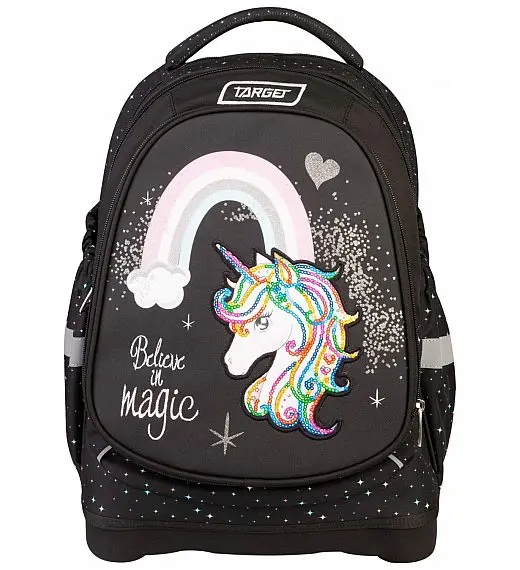 SUPERLIGHT Petit 2 face Rainbow Unicorn 28044 - šolski nahrbtnik