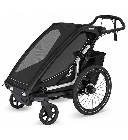 Prikolica za djecu 4u1 Chariot Sport2 Single Black Thule