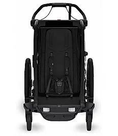  Chariot Sport2 Single Black - multifunkcijska prikolica za otroka 4v1