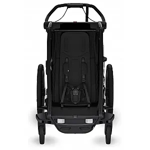  Chariot Sport2 Single Black - multifunkcijska prikolica za otroka 4v1