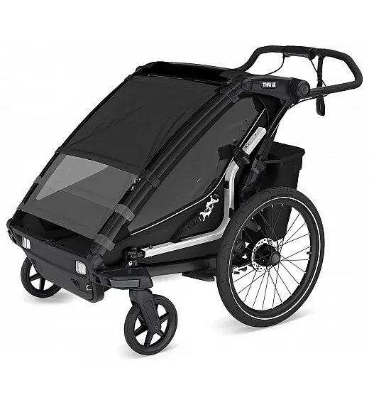 Prikolica za djecu 4u1 Chariot Sport2 Single Black Thule