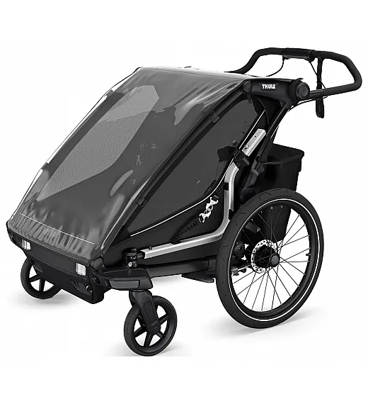 Prikolica za djecu 4u1 Chariot Sport2 Single Black Thule