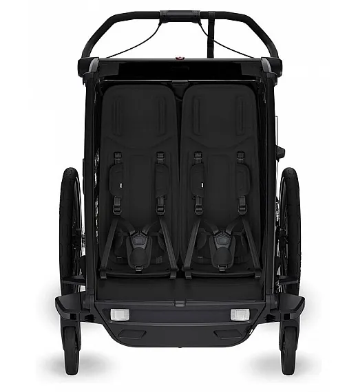 Chariot Sport2 Double Black - multifunkcijska prikolica za otroka 4v1 Thule