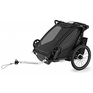  Chariot Sport2 Double Black - multifunkcijska prikolica za otroka 4v1