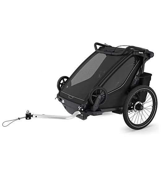 Chariot Sport2 Double Black - multifunkcijska prikolica za otroka 4v1 Thule