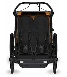  Chariot Sport2 Double Natural Gold - multifunkcijska prikolica za otroka 4v1