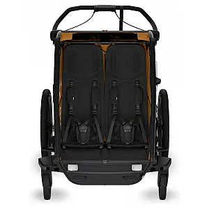  Chariot Sport2 Double Natural Gold - multifunkcijska prikolica za otroka 4v1