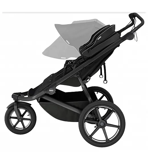 Dječja kolica za blizance Urban Glide 3 Double Black Thule