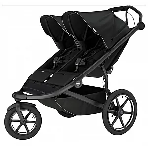 Dječja kolica za blizance Urban Glide 3 Double Black