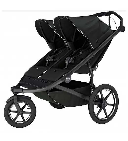 Dječja kolica za blizance Urban Glide 3 Double Black Thule