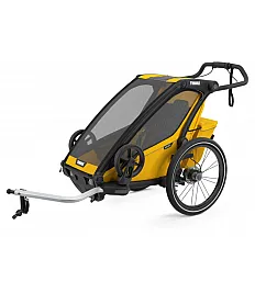  Chariot Sport1 Black Spectra Yellow - multifunkcijska prikolica za otroka 4 v 1