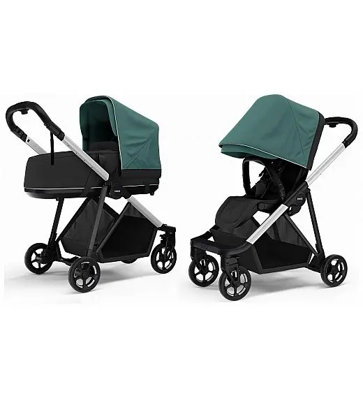 Otroški voziček Thule SHINE Mallard Green on Aluminum