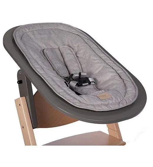 Ležalnik za stolček za hranjenje NEWBORN SEATY Gray